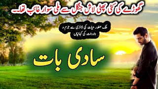 Saadi baat سادی بات Malik Safdar Hayat  Suspense amp Jurm O Saza Urdu Stories [upl. by Richmond]