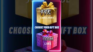 Choose Your Gift Box 🎁 gift chooseonebox giftbox choosebox viralvideo [upl. by Zulch]