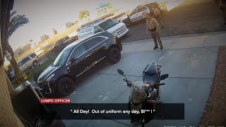 Copping an attitude Confrontational Las Vegas police officer under internal investigation [upl. by Eicam]