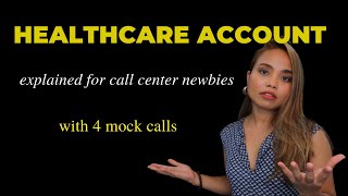 HEALTHCARE Account Mock Call amp Tips for Call Center Newbies [upl. by Patty]