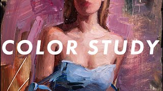 Matt Talbert PAINTS a COLOR STUDY [upl. by Einohpets]