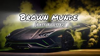 quotBROWN MUNDEquot Bass Boosted Extreme ☢️ 1000watt 8D Audio 4K bassboosted [upl. by Jeannette]