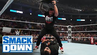 FULL SEGMENT Roman Reigns lays waste to The Bloodline SmackDown Aug 9 2024 [upl. by Everett]