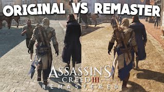 Assassins Creed 3 Remastered vs Original Comparison AC3 [upl. by Stempien495]