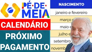 PAGAMENTO DO PÉ DE MEIA CONFIRA O CALENDÁRIO DO PRÓXIMO PAGAMENTO [upl. by Yelyr624]