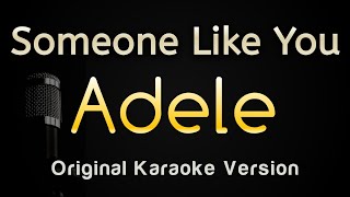 Someone Like You  Adele Karaoke Songs With Lyrics [upl. by Carina504]