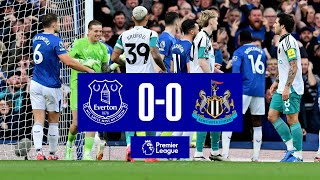 EVERTON 00 NEWCASTLE  Premier League highlights [upl. by Yllehs545]