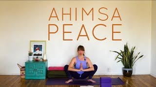 AHIMSA – peace Yoga Philosophy in Practice [upl. by Notnilk]