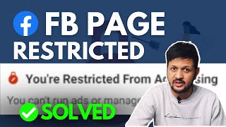 Facebook Page Restricted For Advertising Solution How I Got My Page Back [upl. by Edge]