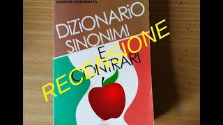 Recensione DIZIONARIO DEI SINONIMI E CONTRARI Sclero Totale [upl. by Emerald467]