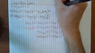 Logarithm Properties Part 3 [upl. by Ashjian]