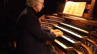 Lionel Rogg plays JS Bach  Fantasia in G minor BWV 542 [upl. by Nhguavaj]