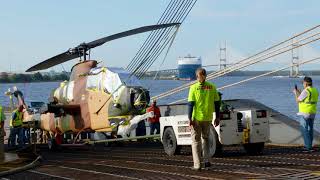 Stateoftheart helicopters worth 12 million move through JAXPORT [upl. by Kroo]