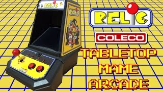 Relic  Coleco PacMan tabletop arcade Mame conversion using PiMame Raspberry Pi [upl. by Geer]