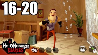 Hello Neighbor Nickys Diaries ACT 4  ENDING  Mission 1620 Walkthrough AndroidiOS [upl. by Reltuc]