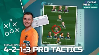 PES 2021  4213 Pro Tactics  Most Used by PRO PLAYERS [upl. by Eyak921]