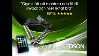 RGB LEDlist musikstyrd interiörsbelysning LEDSON [upl. by Duffie338]