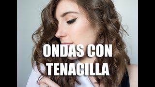 Ondas con tenacilla en pelo corto  maquillaje fácil ♡ Sonorona [upl. by Bannasch77]