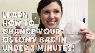 Learn how to change your ostomy bag in under 2 minutes [upl. by Vharat]