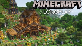 Minecraft Survival  Relaxing Longplay Cozy Horse Stable No Commentary 118 27 [upl. by Staley]