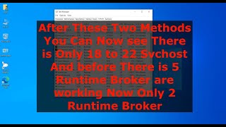 How to Remove Svchostexe Virus or Runtime Broker Fixing for High CPU Usage or RAM Win 10  Win 11 [upl. by Yreme970]