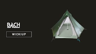 BACH WICKIUP 3 lightweight tipi tent  Setup Instructions [upl. by Ayvid]