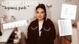 ALL ABOUT EYE LASH EXTENSIONS  beginners guide [upl. by Eimmak]