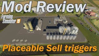 Farming Simulator 19  Mod Review  Five Placeable Sell Points [upl. by Biddy154]