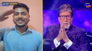 Sahil Sir with Amitabh Bachchan in KBC🤩🥳 [upl. by Rodrich28]