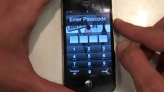 Iphone 4 passcode  password bypass New amp WORKS [upl. by Aronid423]