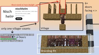 RLCraft 293 Villager Breeder Using Infographic By nischhelm [upl. by Ahtibat]