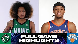 Westchester Knicks vs Maine Celtics  Game Highlights [upl. by Graf]