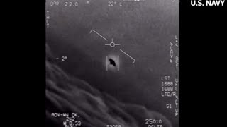 Watch the Pentagons three declassified UFO videos taken by US Navy pilots [upl. by Ludly]