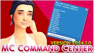 MC Command Center VERSIÓN 202410  LOS SIMS 4 [upl. by Gnirol]