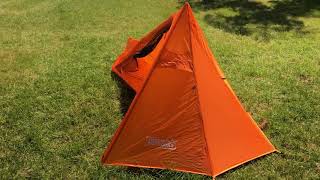 Ultrapack 1 Single Wall Ultralight 670g Bivy Tent from Intents Outdoors [upl. by Lihcox598]