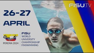 4x100m Surface Mixed FISU World University Championship Finswimming 2024 – Pereira  Colombia [upl. by Sybil]