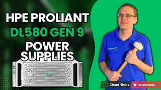 HPE DL580 ProLiant Gen9 Server Power Supplies Overview  Options  How to Install HotPlug In [upl. by Sol905]