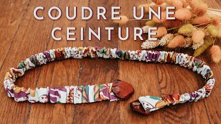 Coudre une ceinture élastiquée  Tuto couture pour débutant [upl. by Parnell]