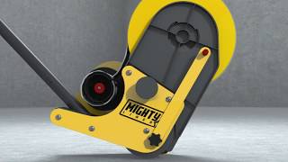 New Mighty Liner Floor Tape Applicator  The Mighty Change in Floor Marking [upl. by Emiline344]