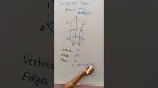 pentagonal prism maths [upl. by Azeria]