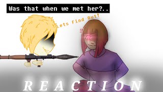 Descended Scientist Reaction  by Pasta Stuido and Blair Glitchtale by Camila Cuevas [upl. by Damien558]