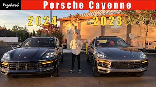 Porsche Cayenne 2023 vs 2024 Detailed comparison review [upl. by Essiralc]