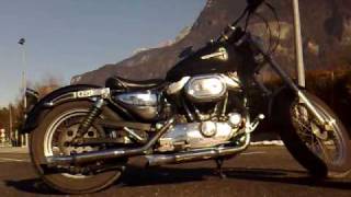 Harley Davidson 1988 sportster 1200 sound [upl. by Nylidnarb]