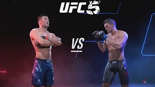 UFC 5  Shavkat Rakhmonov vs Stephen Thompson  CPU vs CPU [upl. by Cowles231]