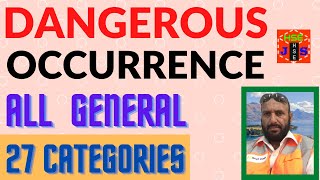 WHAT IS A DANGEROUS OCCURRENCE CATEGORIES of Dangerous Occurrences as defined by RIDDOR [upl. by Hardner]