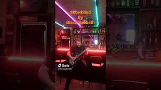 Snowblind By Black Sabbath Guitar Cover riff [upl. by Attaymik51]