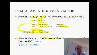 lec05addressing mode of 8051 microcontroller [upl. by Aicilav]