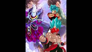 Whis vs evil goku vegeta and broly [upl. by Otrebla]