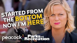 Leslie failing upwards for 50 minutes  Parks and Recreation [upl. by Easter]