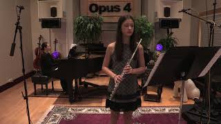 Opus 4 Studios Jiali Goodwin flute Pièce No2 Op28 quotBoleroquot by Émile Pessard [upl. by Ellednek]